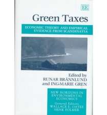 Green Taxes – Economic Theory and Empirical Evidence from Scandinavia