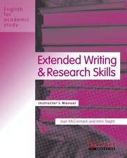 Extended Writing and Research Skills