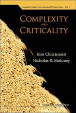 Complexity and Criticality