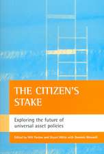 The citizen′s stake – Exploring the future of univ ersal asset policies