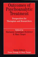 Outcomes of Psychoanalytic Treatment