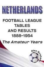 Netherlands - Football League Tables & Results 1889-1954 the Amateur Years