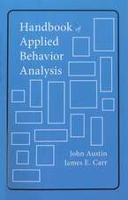 Handbook of Applied Behavior Analysis