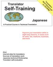 Translator Self-Training Program, Japanese