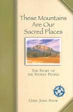 These Mountains Are Our Sacred Places: The Story of the Stoney People