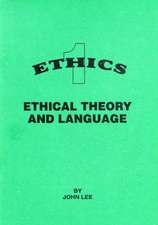 Ethical Theory and Language