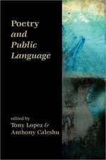 Poetry and Public Language