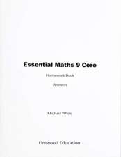 Essential Maths 9 Core Homework Answers