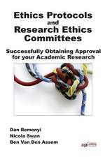 Ethics Protocols and Research Ethics Committees