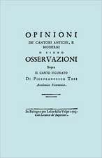 Opinioni de' Cantori Antichi, E Moderni. (Facsimile of 1723 Edition).: The Last of the Horselads