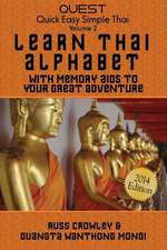 Learn Thai Alphabet with Memory AIDS to Your Great Adventure