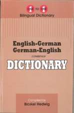 English-German & German-English One-to-One Dictionary