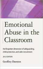 Emotional Abuse in the Classroom