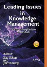 Leading Issues in Knowledge Management Volume 2