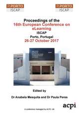 ECEL17 - Proceedings of the 16th European Conference on e-Learning