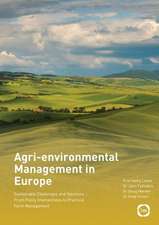 Agri-Environmental Management in Europe