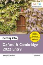 Carmody, M: Getting into Oxford and Cambridge 2022 Entry