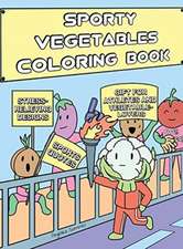 Sporty Vegetables Coloring Book