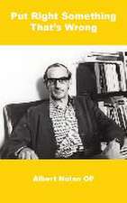 Put Right Something That's Wrong