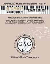 Advanced Music Theory Exams Set #1 Answer Book - Ultimate Music Theory Exam Series