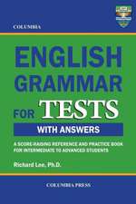 Columbia English Grammar for Tests: An Epic Fantasy Novella