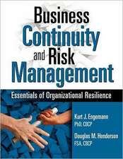 Business Continuity and Risk Management