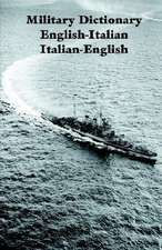 Military Dictionary English-Italian Italian-English