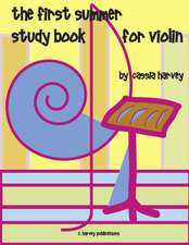 The First Summer Study Book for Violin