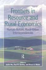 Frontiers in Resource and Rural Economics: Human-Nature, Rural-Urban Interdependencies