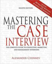 Mastering the Case Interview