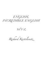 English, Incredible English Vol V-Z