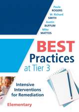 Best Practices at Tier 3 [Elementary]