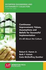 Continuous Improvement; Values, Assumptions, and Beliefs for Successful Implementation