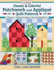 Classic & Colorful Patchwork and Appliqué Quilt Patterns