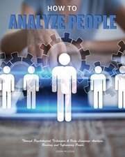 How to Analyze People