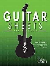 Guitar Sheets Scale Chart Paper