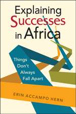 Explaining Successes in Africa : Things Don't Always Fall Apart