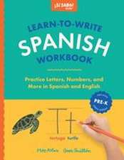 Learn-To-Write Spanish Workbook