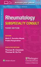 Washington Manual Rheumatology Subspecialty Consult