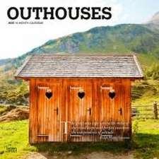 Outhouses 2025 12 X 24 Inch Monthly Square Wall Calendar Plastic-Free