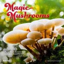 Magic Mushrooms 2025 12 X 24 Inch Monthly Square Wall Calendar Plastic-Free