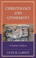 Christology and Atonement