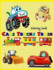 Coloring Book Cars Trucks Train