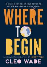 Where to Begin: A Small Book about Your Power to Create Big Change in Our Crazy World