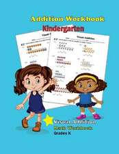 Addition Workbook Kindergarten Visual Addition Math Workbook Grades K