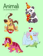 Animali Libro Da Colorare Per Bimbi 3 & 4