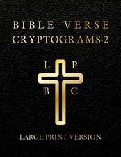 Large Print Bible Verse Cryptograms 2 by Sasquatch Designs