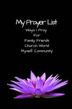 My Prayers List