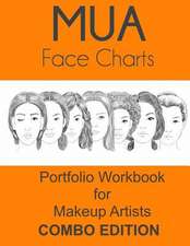 Mua Face Charts Portfolio Workbook for Makeup Artists Combo Edition