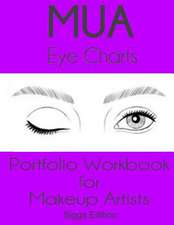 Mua Eye Charts Portfolio Workbook for Makeup Artists Sigga Edition